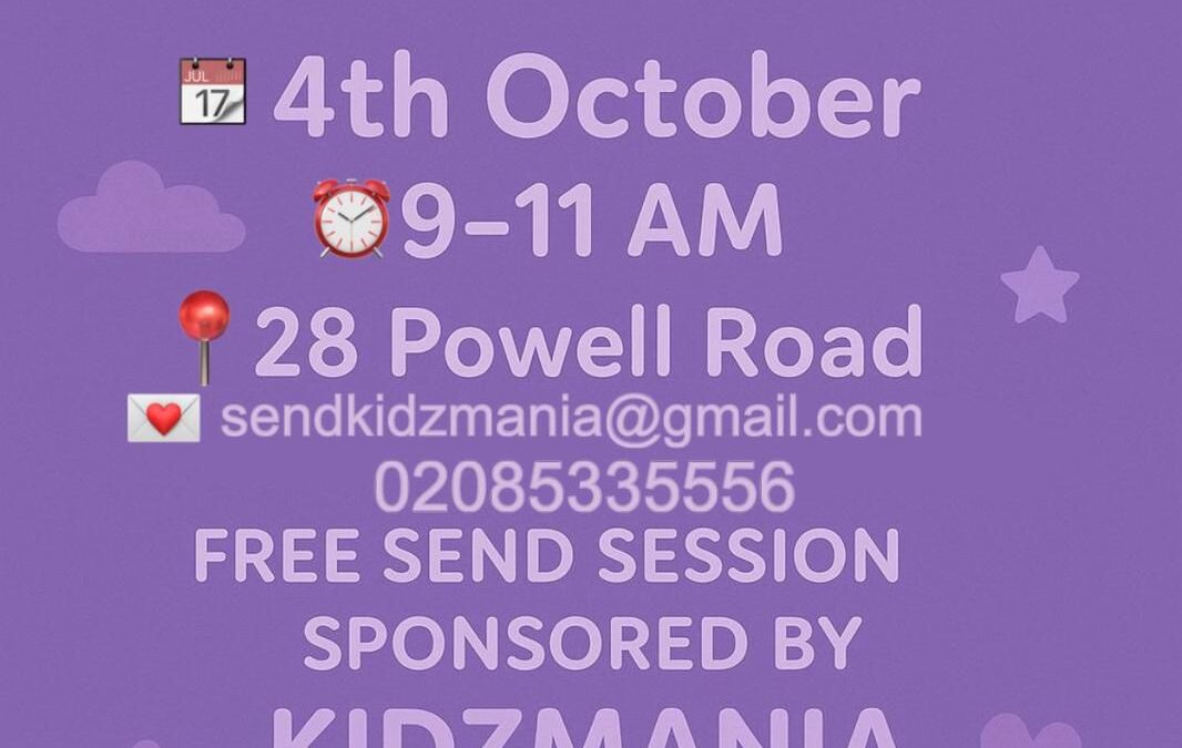 Free SEN session at Kidzmania