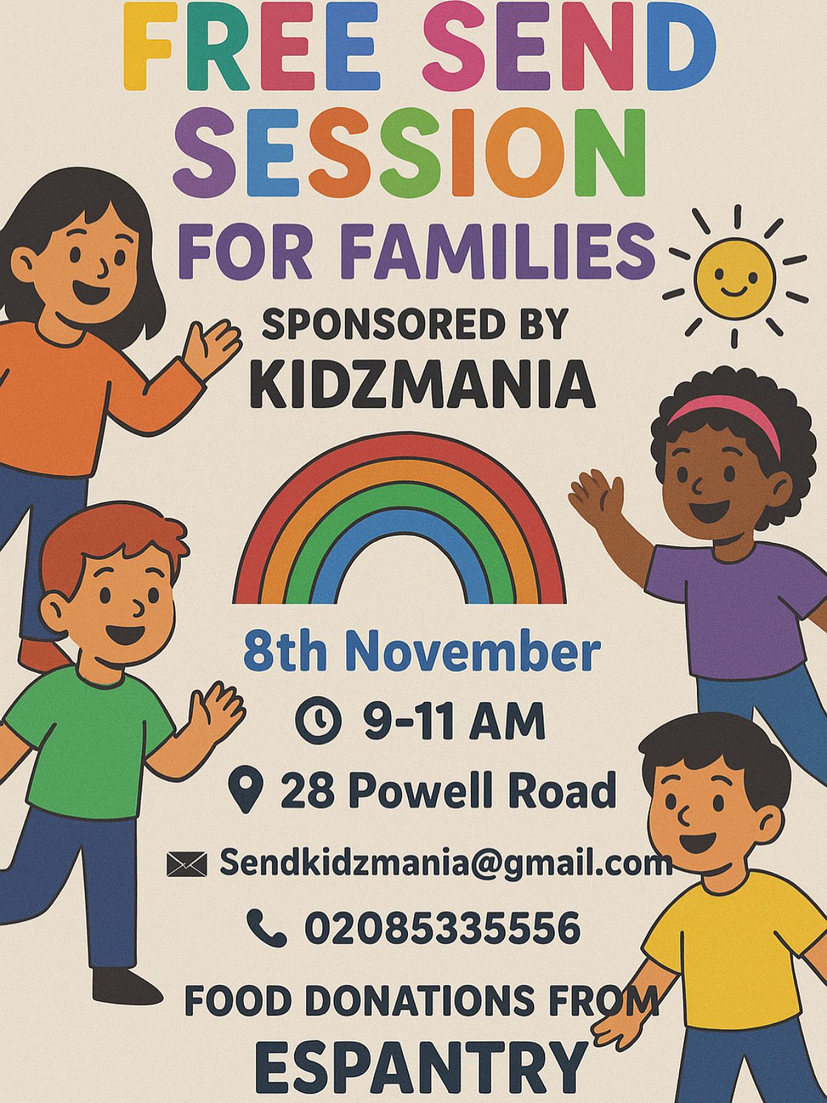 Free SEN Session at Kidzmania